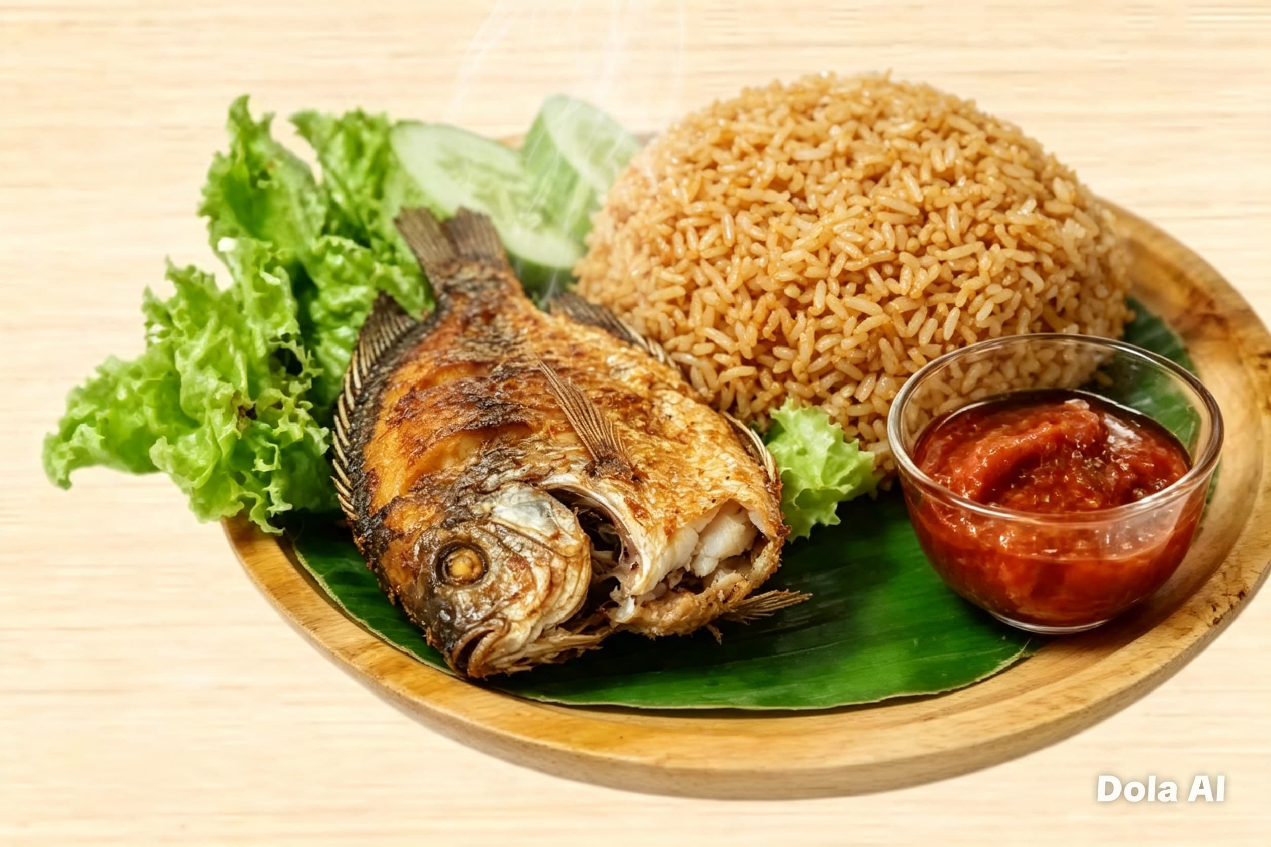 Nasi Goreng Ikan Nila