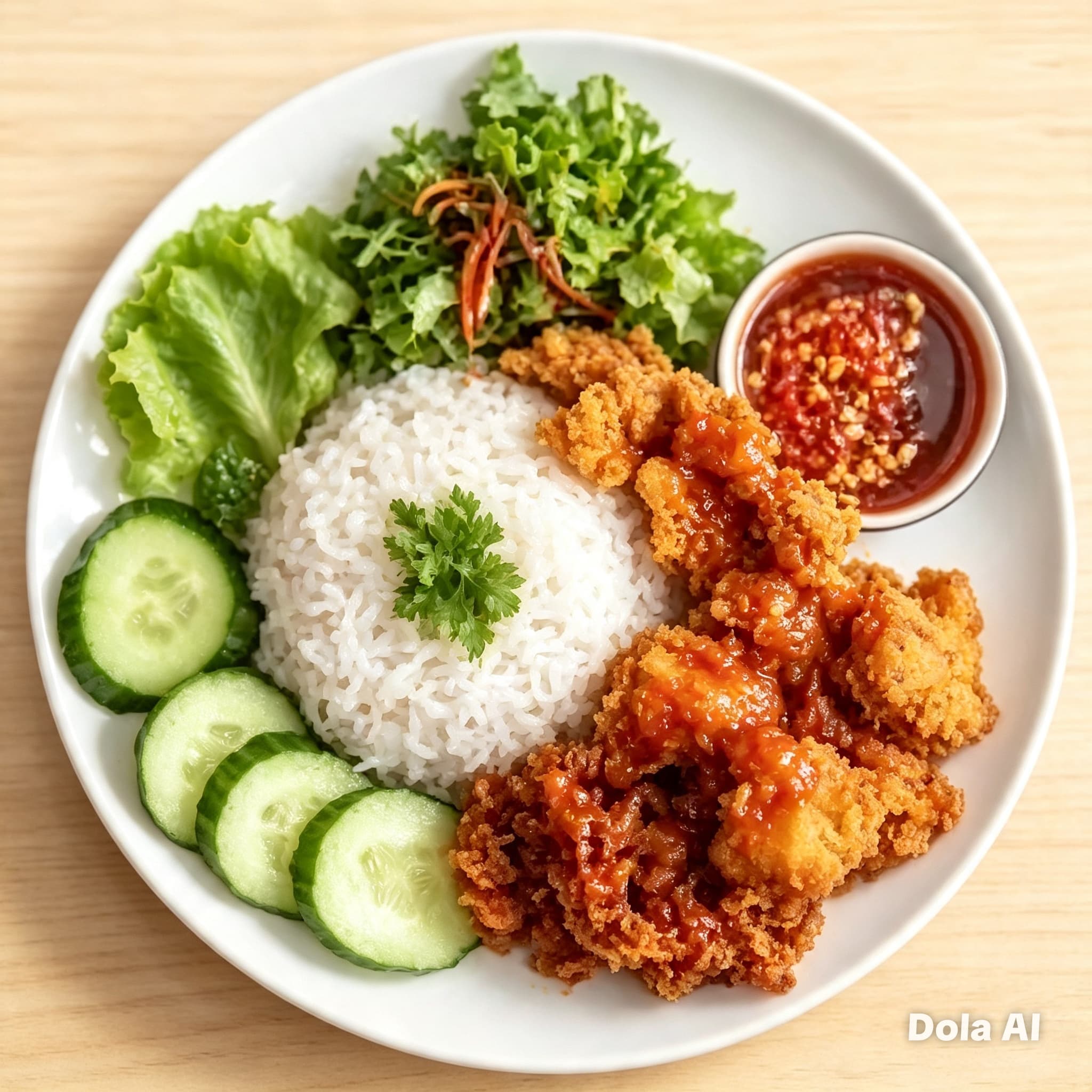 Nasi Uduk Ayam Penyet