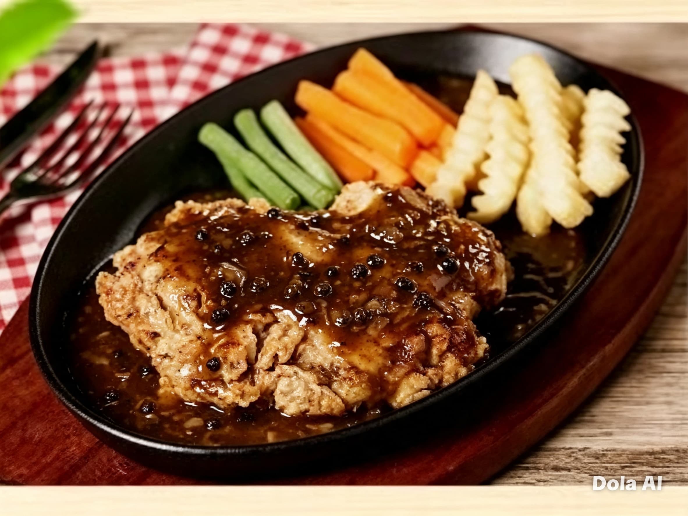 Steak Ayam Lada Hitam